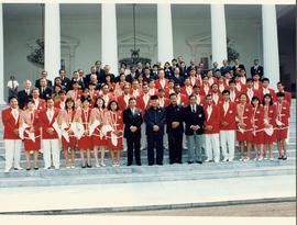 Pelepasan Tim Olimpiade Atlanta 1996 oleh Presiden di Istana Negara